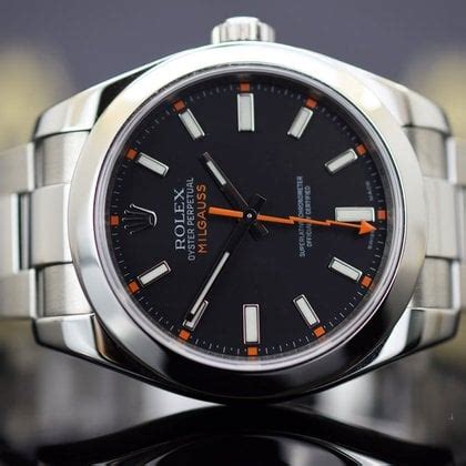 rolex milgauss nero e arancione|Acquista Rolex Milgauss su Chrono24.